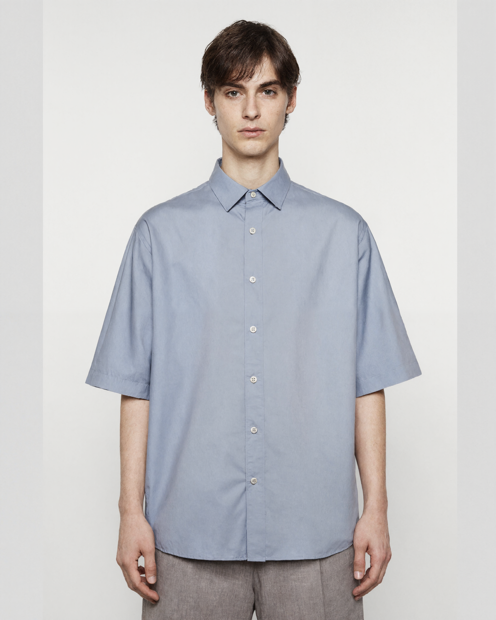 Short sleeve button-up